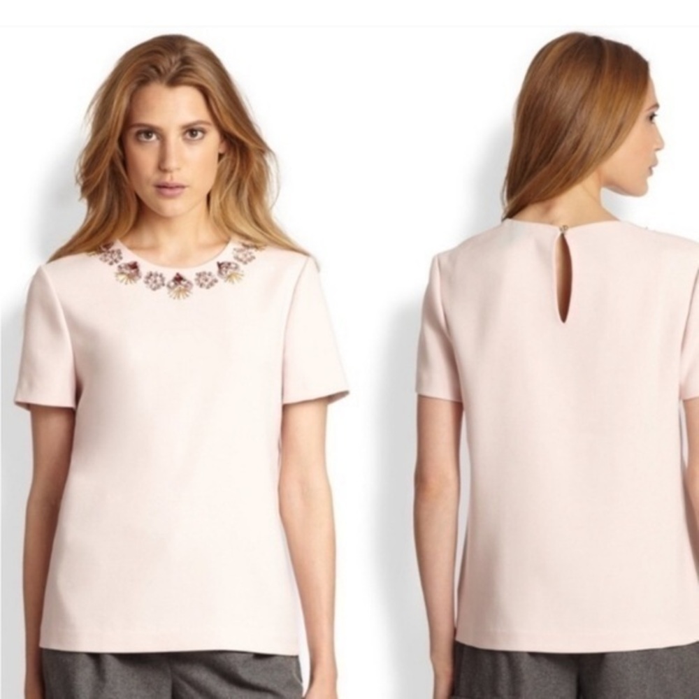 ▶️ Kate Spade ◀️ Live Colorfully Embellished Alexandria Top